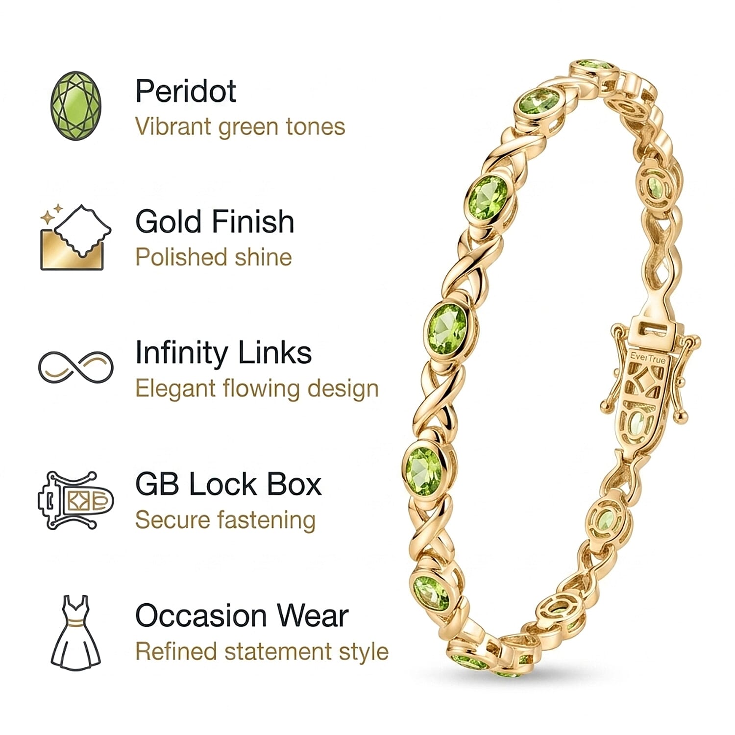 Royal Bali Collection - EverTrue Bracelet with GB Lock Box