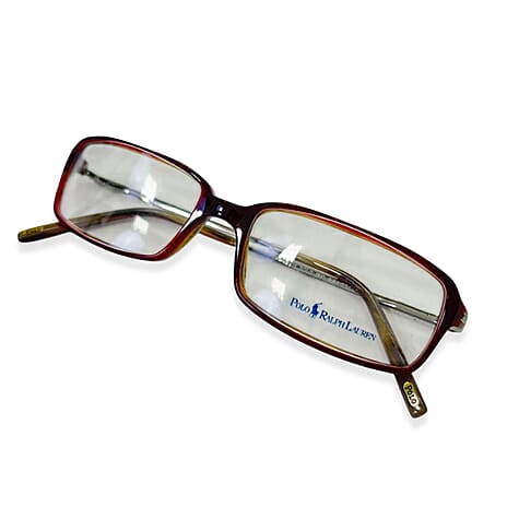 Polo Ralph Lauren Burgundy Combination Rectangular Readers (Power 2.5)