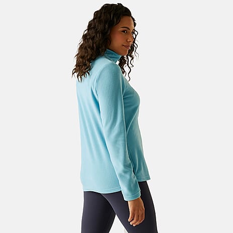 Regatta Womens Lightweight Half-Zip Fleece (Size 14) - Nordic Blue