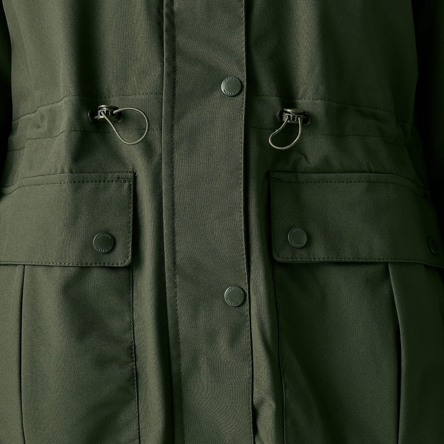 Regatta Womens Long-Length Waterproof Insulated Jacket With Adjustable Shockcord Patch Pockets and Fleece Lined Hood