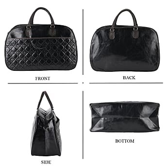 https://tjcuk.sirv.com/Products/84/6/8465927/PVC-Patterned-Travel-Bag-Size-54x21x34-cm-Black_8465927_4.jpg?w=342&h=342