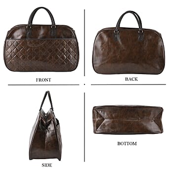 https://tjcuk.sirv.com/Products/84/6/8465928/PVC-Patterned-Travel-Bag-Size-54x21x34-cm-Dark-Coffee_8465928_4.jpg?w=342&h=342