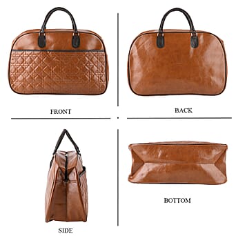 https://tjcuk.sirv.com/Products/84/6/8465930/PVC-Patterned-Travel-Bag-Size-54x21x34-cm-Brown_8465930_4.jpg?w=342&h=342