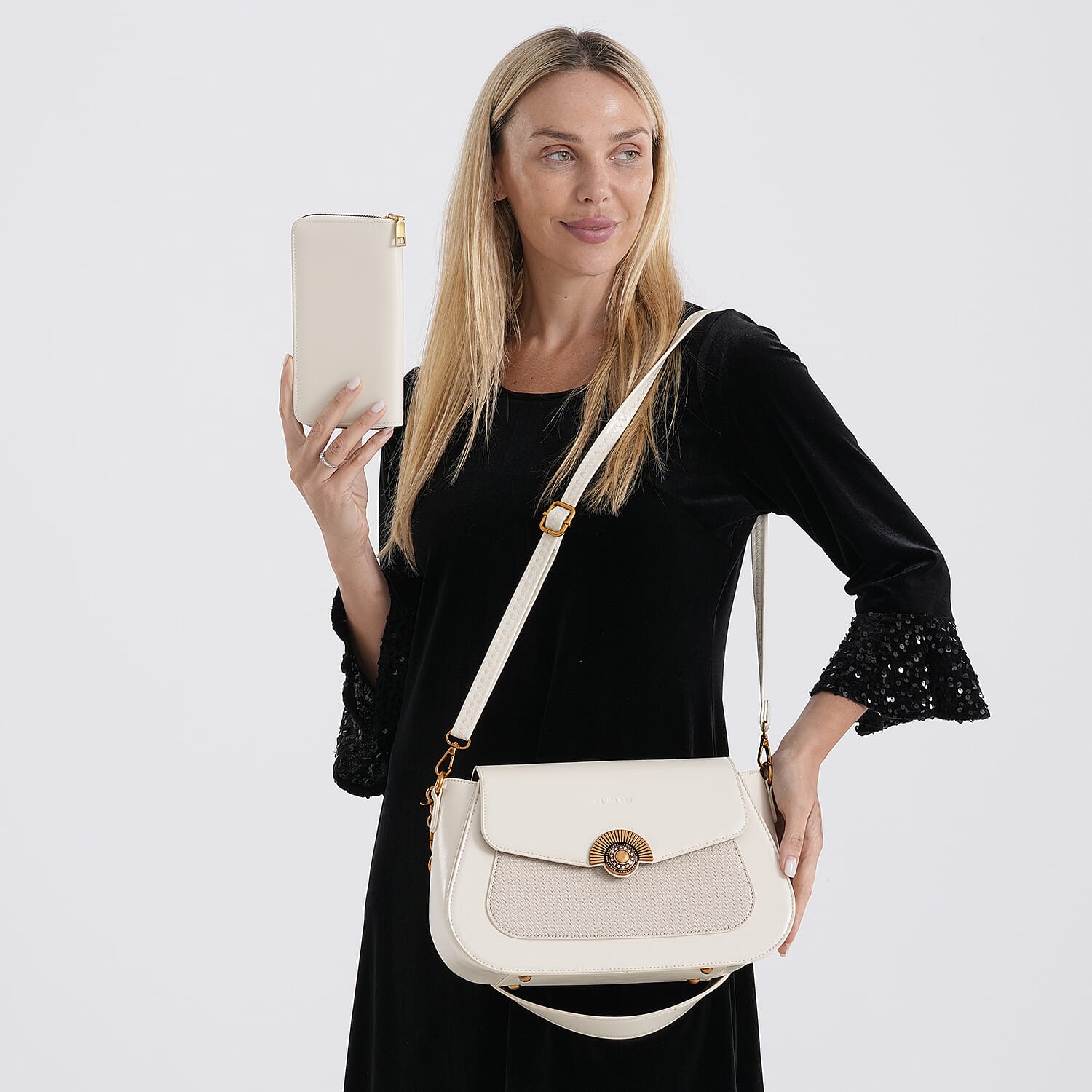 La Marey Crossbody Bag (Size - One Size) - White
