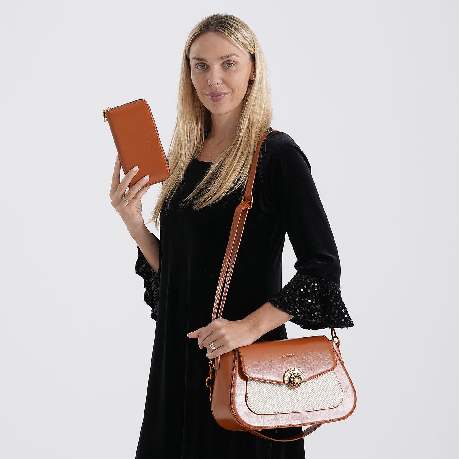 La Marey Crossbody Bag (Size - One Size) - Brown