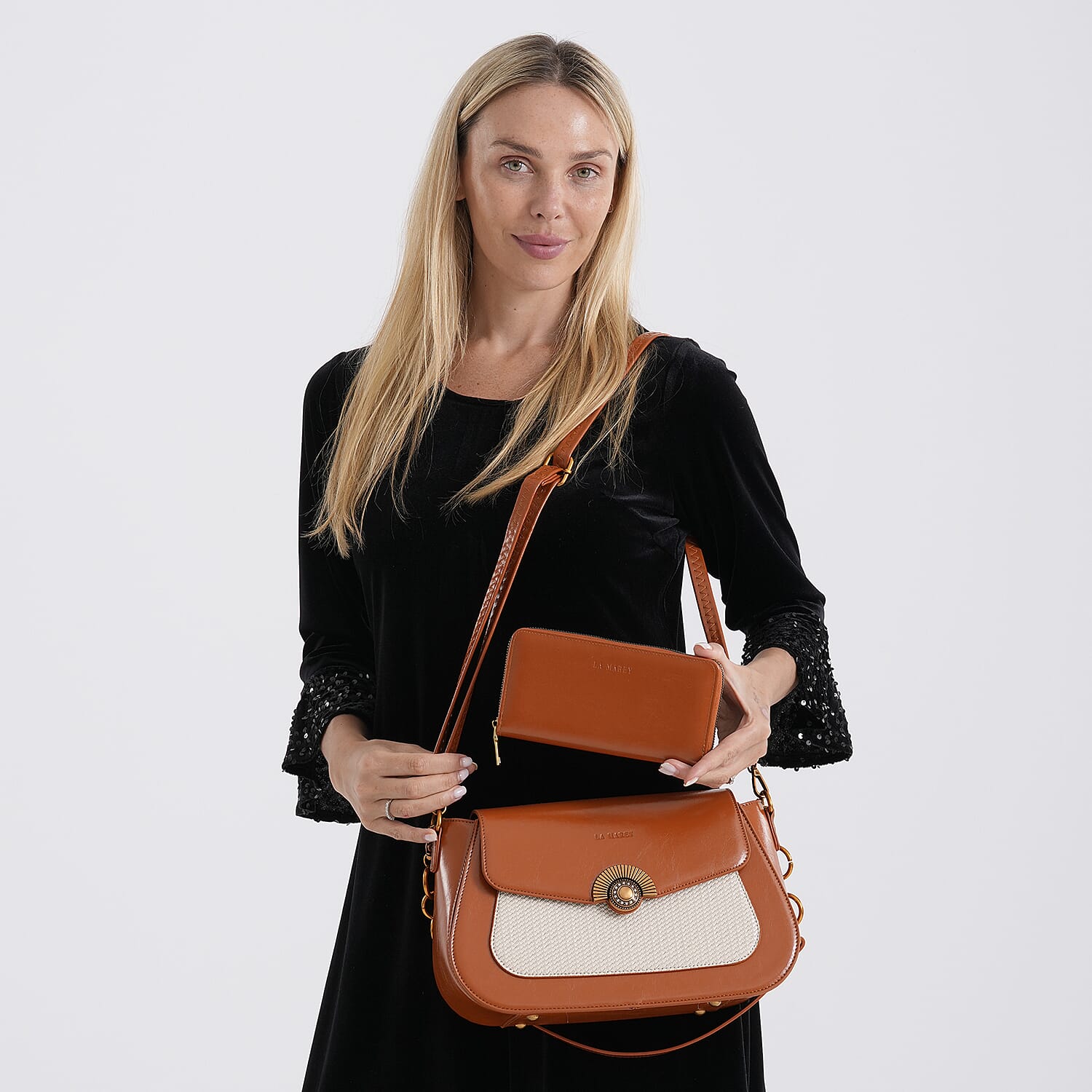 La Marey Crossbody Bag (Size - One Size) - Brown