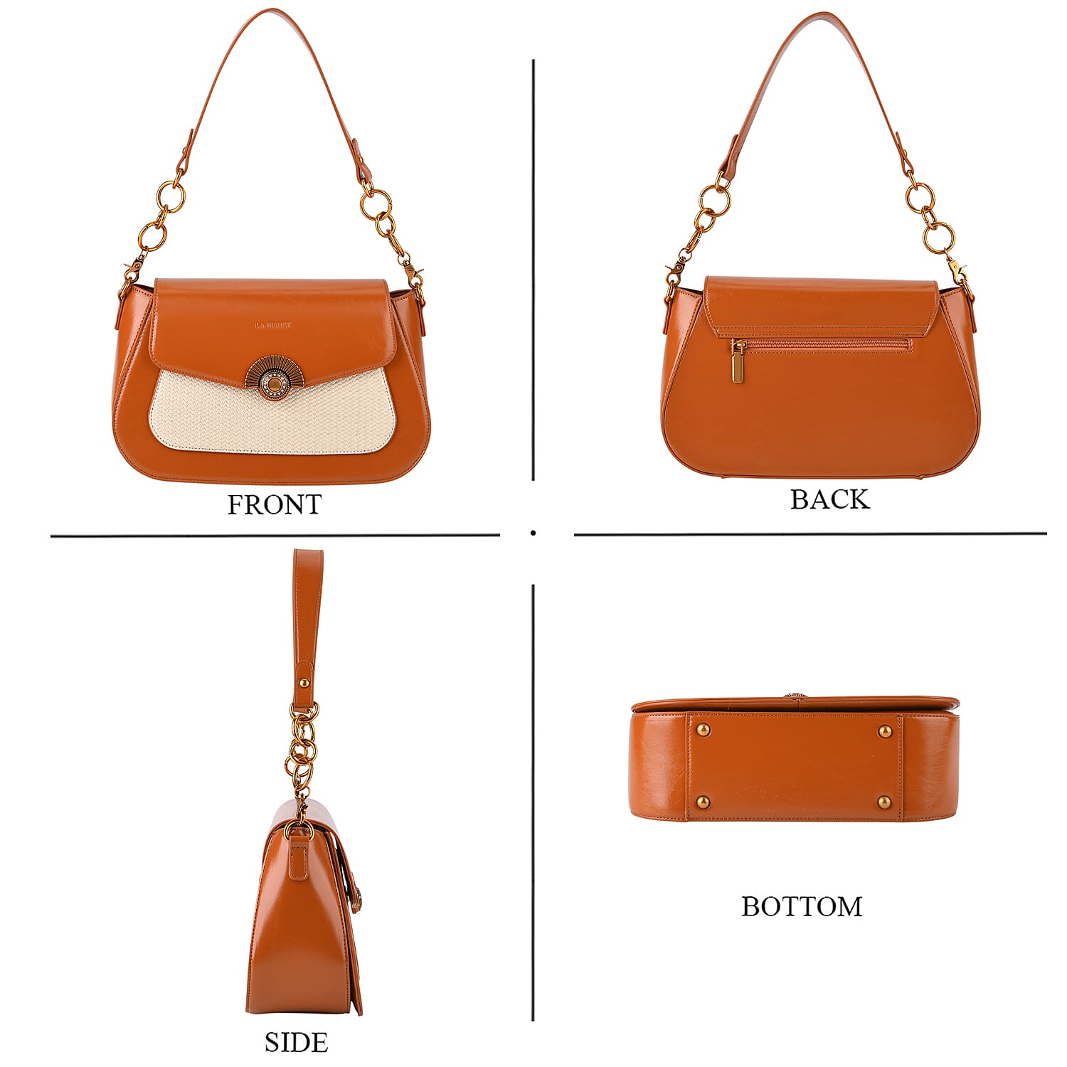 La Marey Crossbody Bag (Size - One Size) - Brown