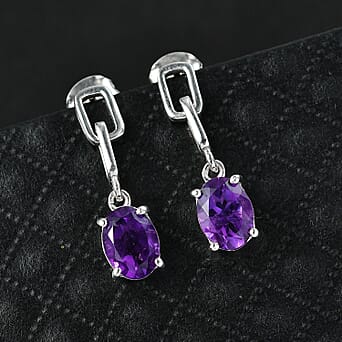 https://tjcuk.sirv.com/Products/84/6/8466357/D-Joy-African-Amethyst-Dangling-Earring-in-Platinum-OverlaySterling-Si_8466357_2.jpg?w=342&h=342