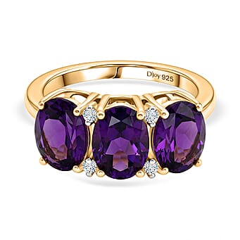https://tjcuk.sirv.com/Products/84/6/8466381/D-Joy-African-Amethyst-White-Zircon-3-Stone-Ring-in-Yellow-Gold-Plated_8466381.jpg?w=342&h=342