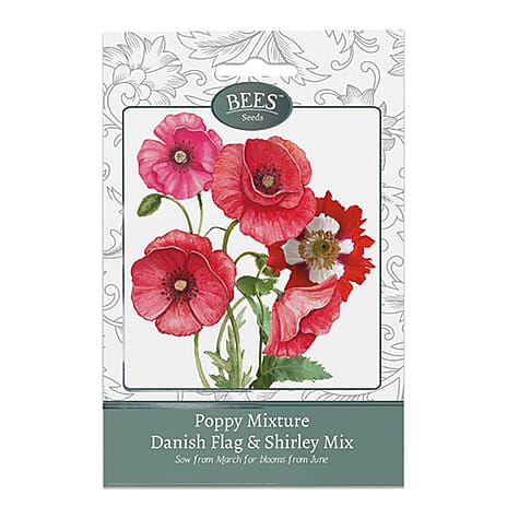 Bees Seeds Poppy Mixture - Red (Sow by End 2027)