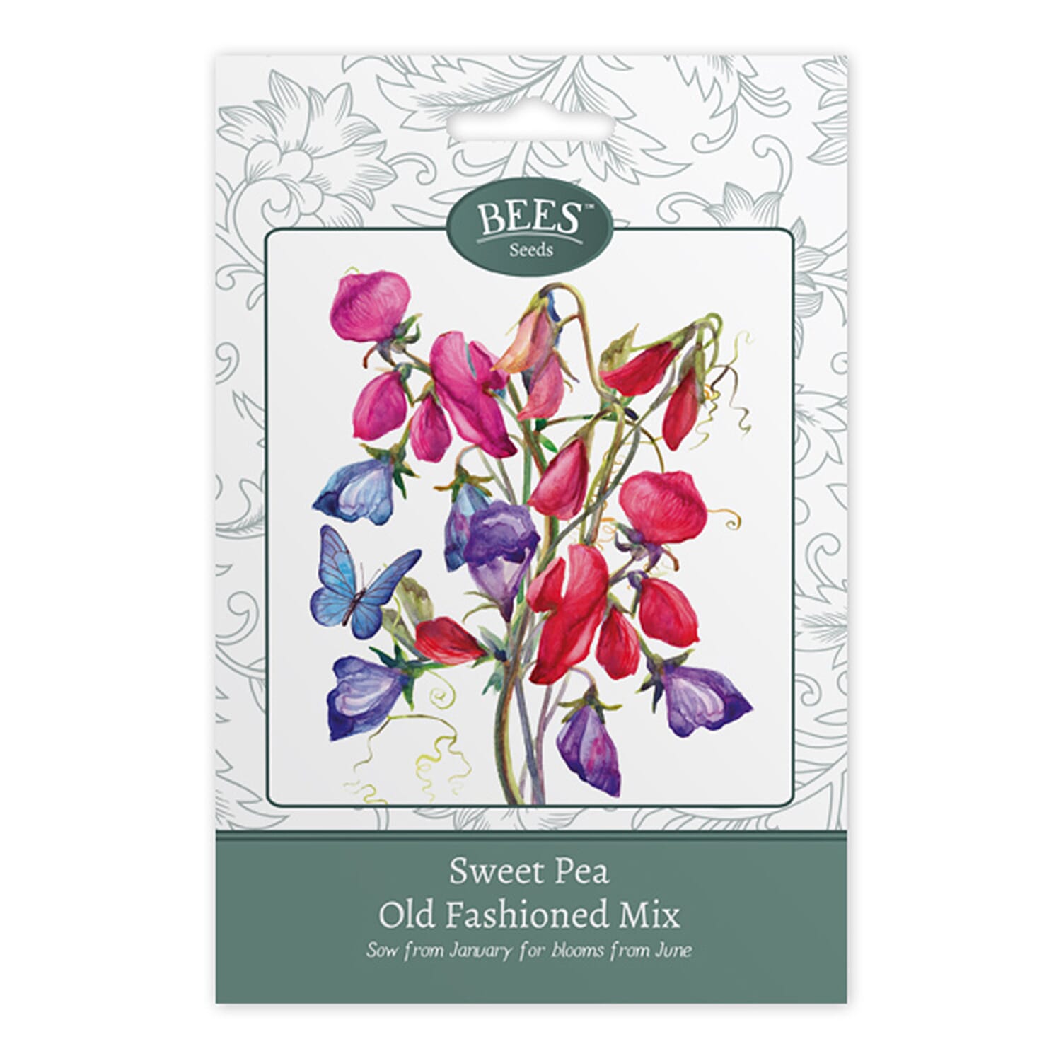Bees Seeds Sweet Pea Old Fashioned Mix - Pink and Red (Sow by End 2027)