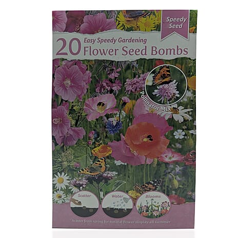 Speedy Seed Bombs Pollinators Mix - Pack of 20 - Sow by End 2027