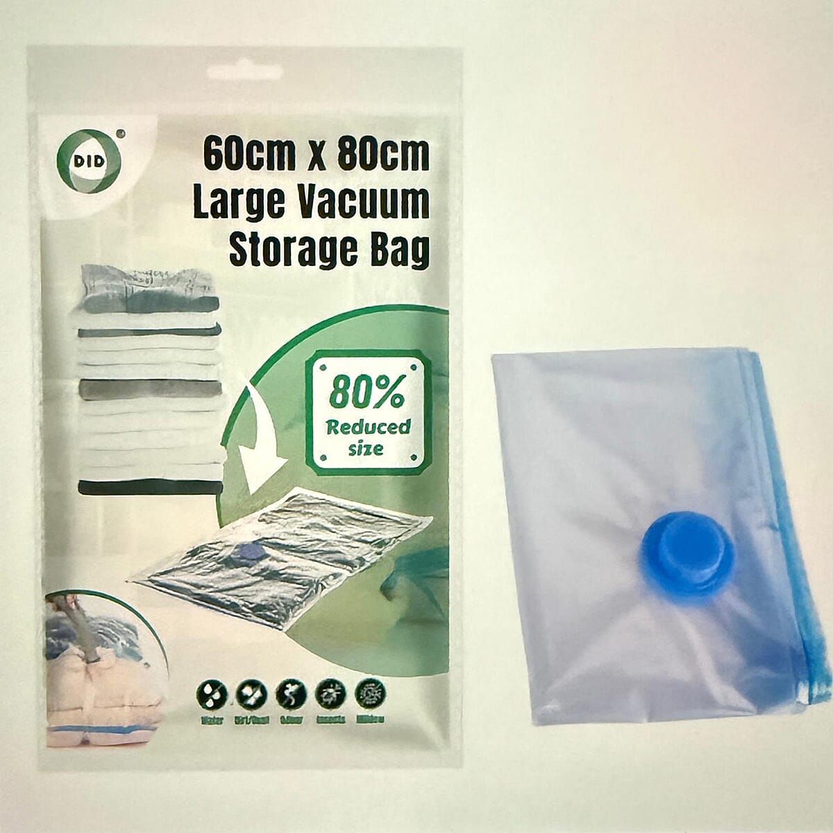 Large Vacuum Storage Bag (80 x 60 cm) - White