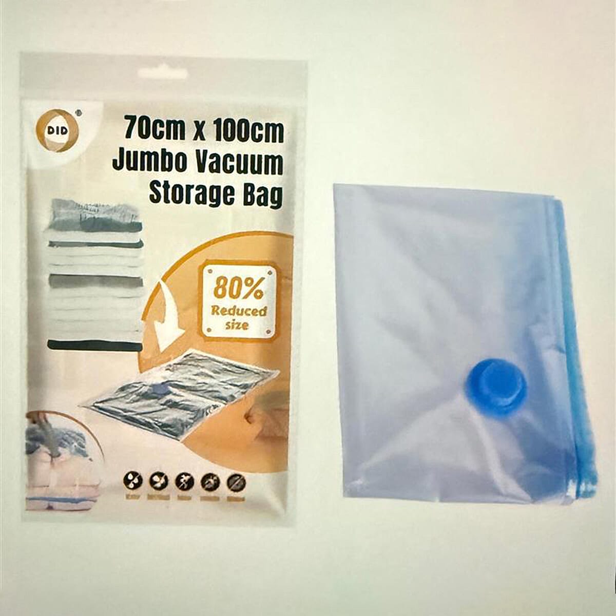 Jumbo Vacuum Storage Bag (100 x 70 cm) - Blue