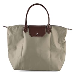 Styled By Classic Trapezoidal Large-Capacity Shoulder Tote Bag - Royal Blue