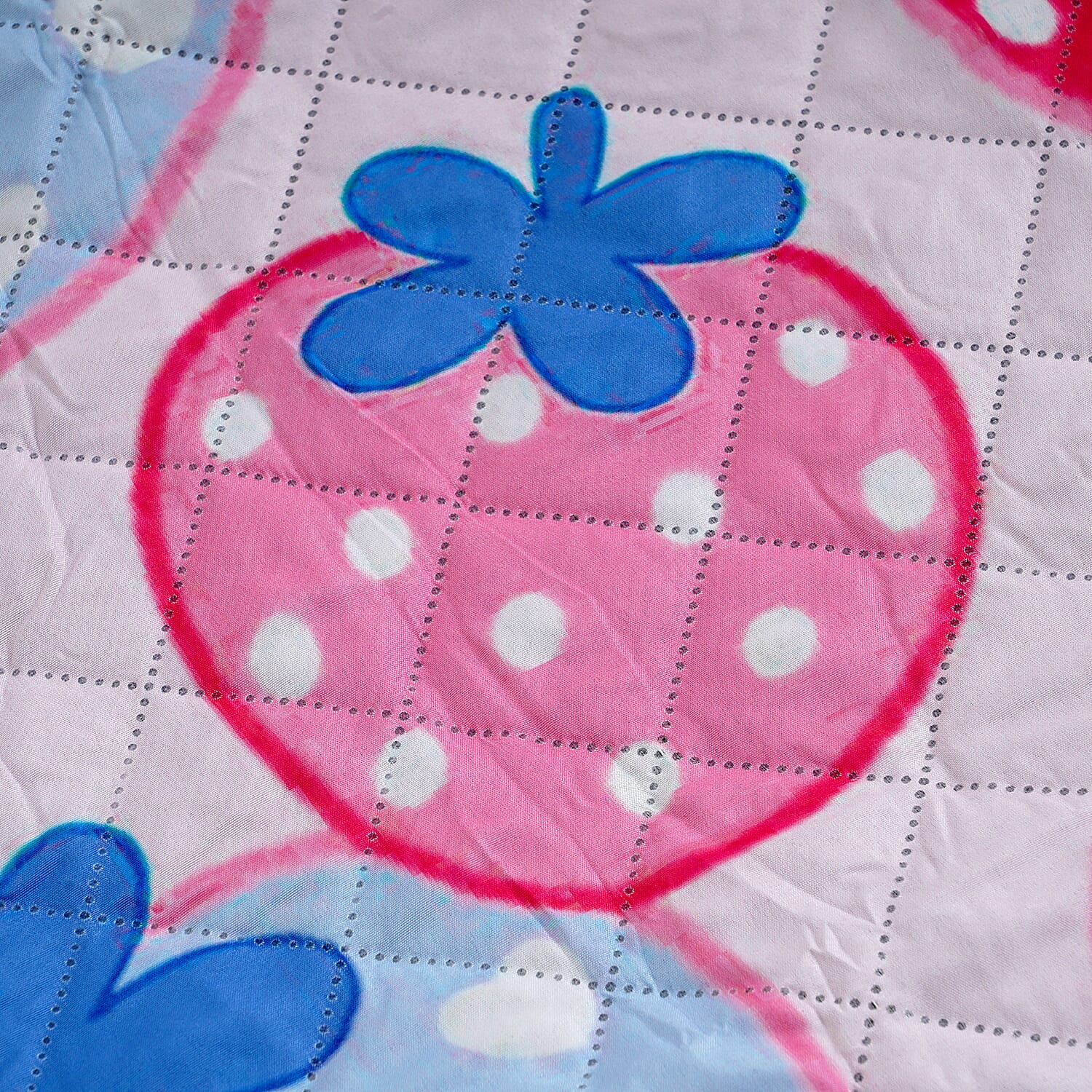 Extra Large Cotton Padded Picnic Blanket Waterproof, (2 x 2m) - Sweet