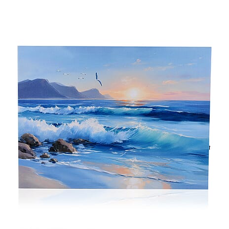 LIVMORE Wall Art (Size - One Size) - Multi Color - Blue