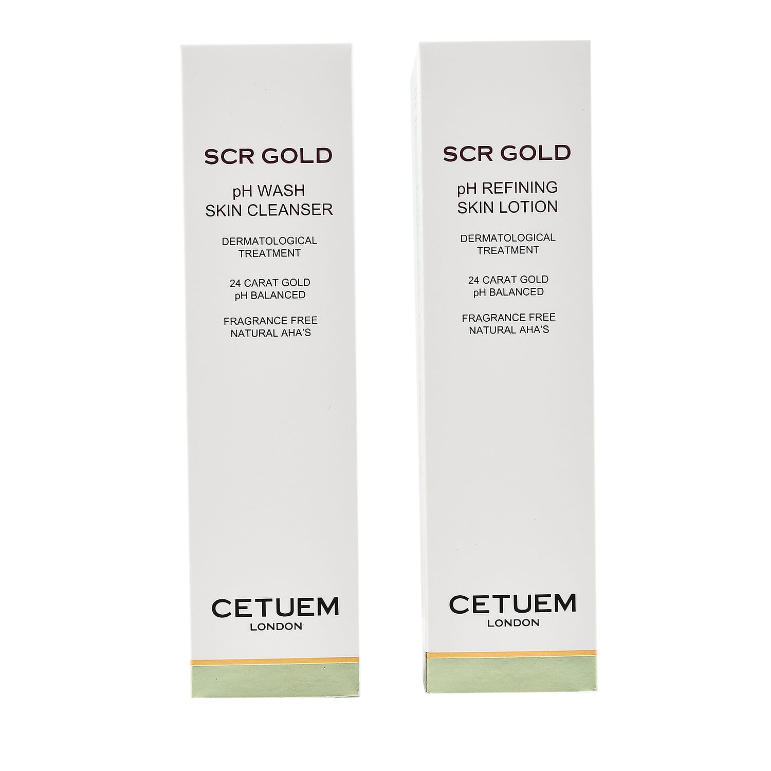 Cetuem Duo Bundle (Incl. PH Skin Cleanser and PH Skin Lotion) with Free Sponge