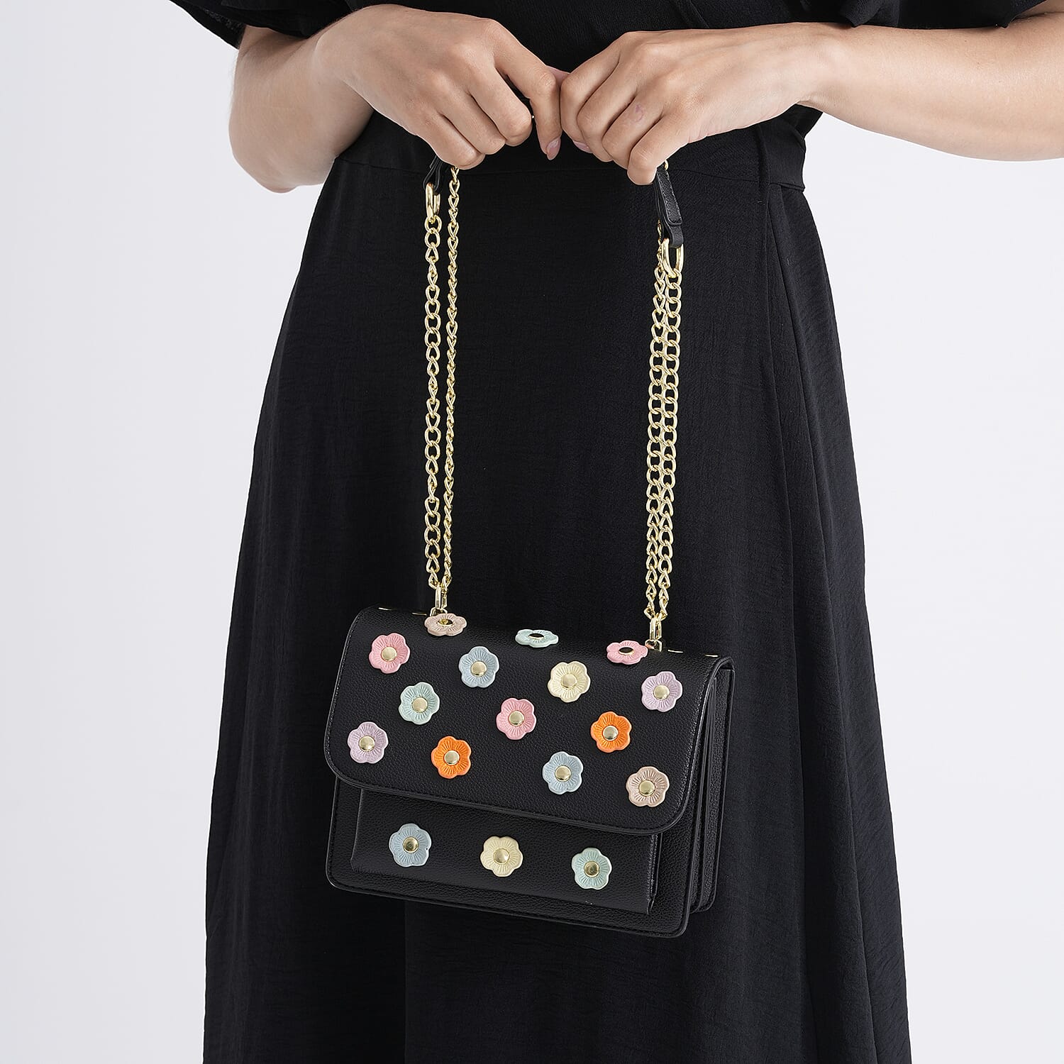 La Marey Crossbody Bag (Size - One Size) - Black