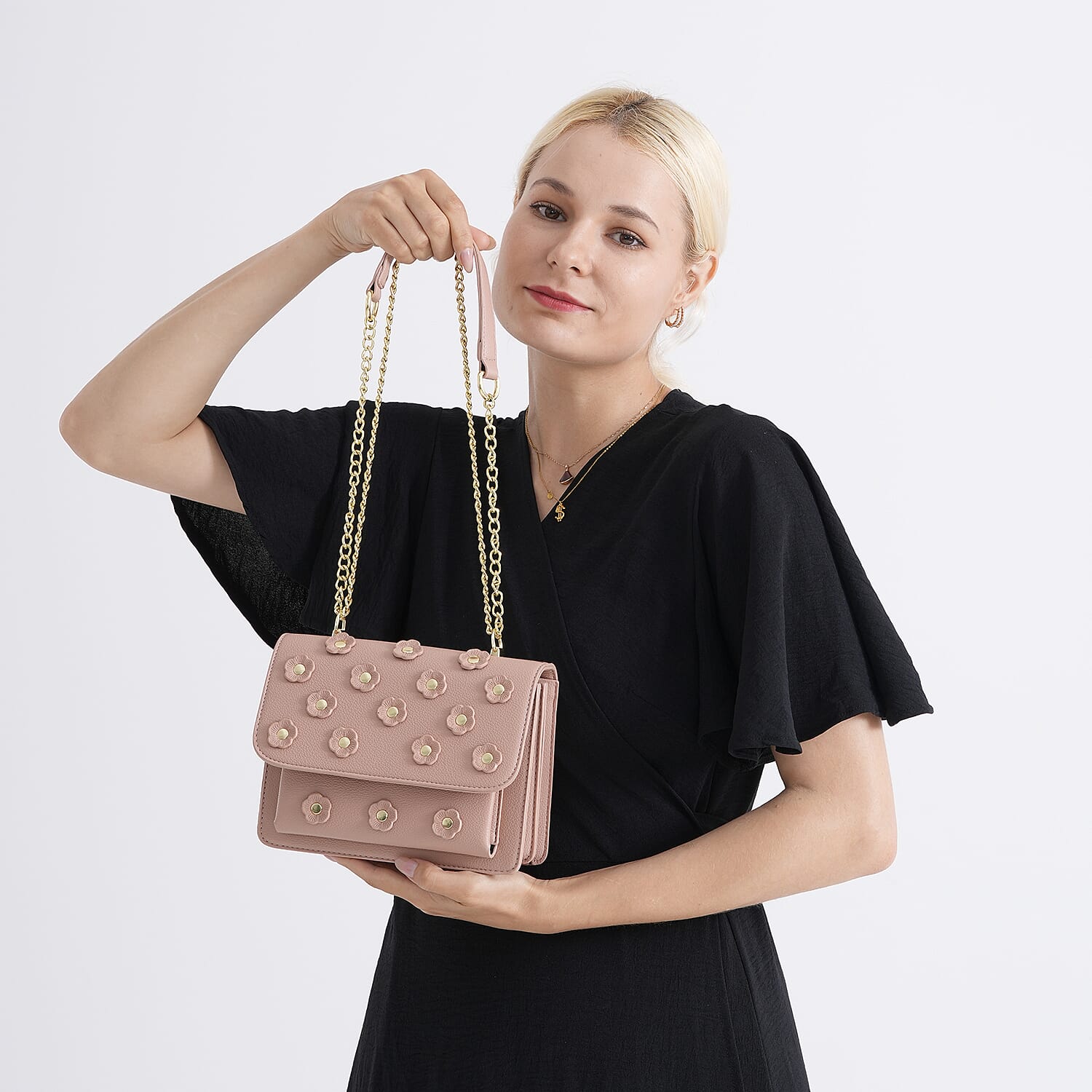 La Marey Crossbody Bag (Size - One Size) - Pink