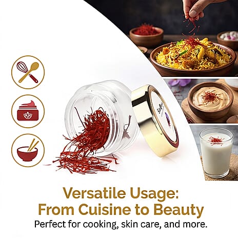 Brand New Launch - 100% Pure Authentic Mongra Kashmiri Saffron - 4 Gram