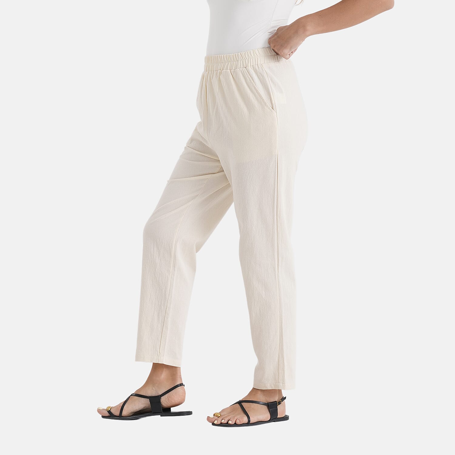 & Maisi Cotton Patterned Jean and Pant/Trouser 
