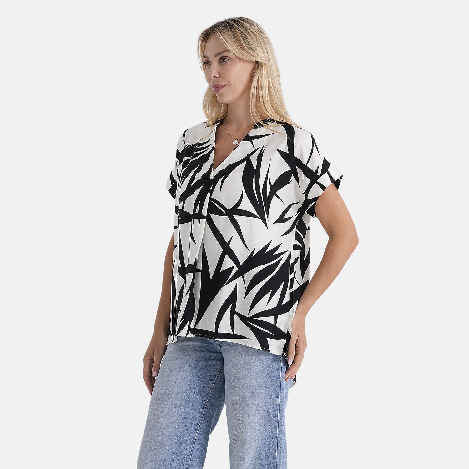 & Maisi Patterned Top 