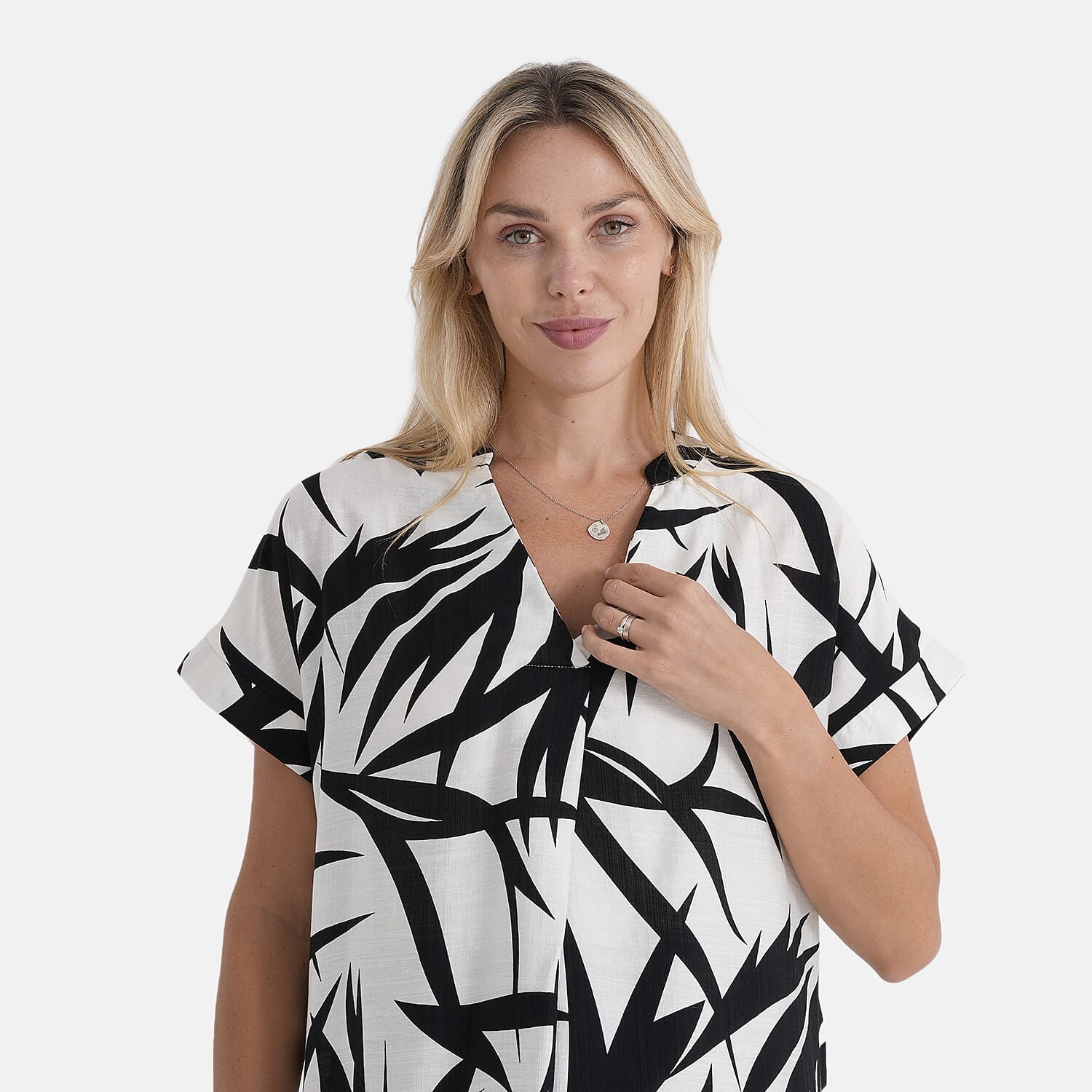 & Maisi Patterned Top 