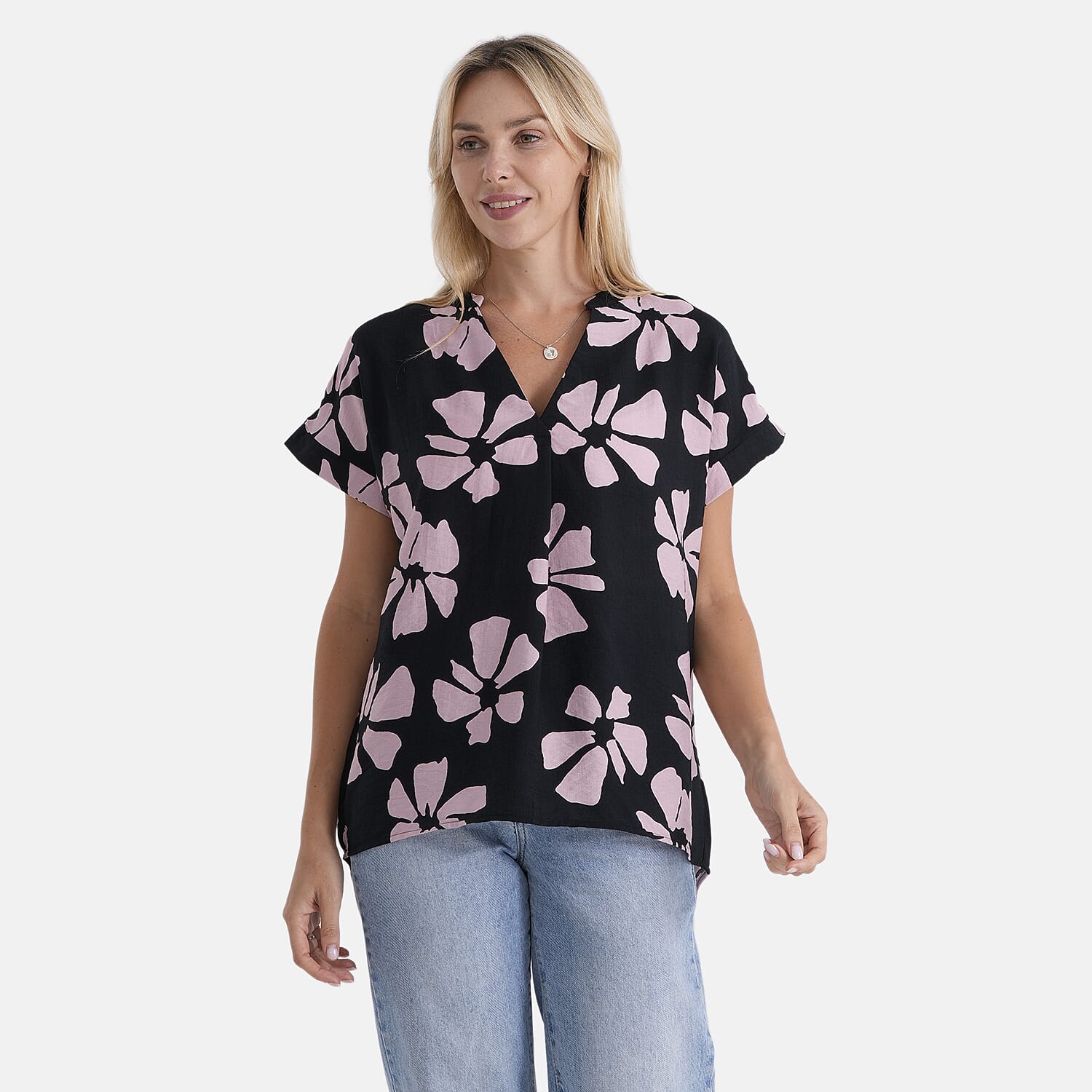 & Maisi Patterned Top 