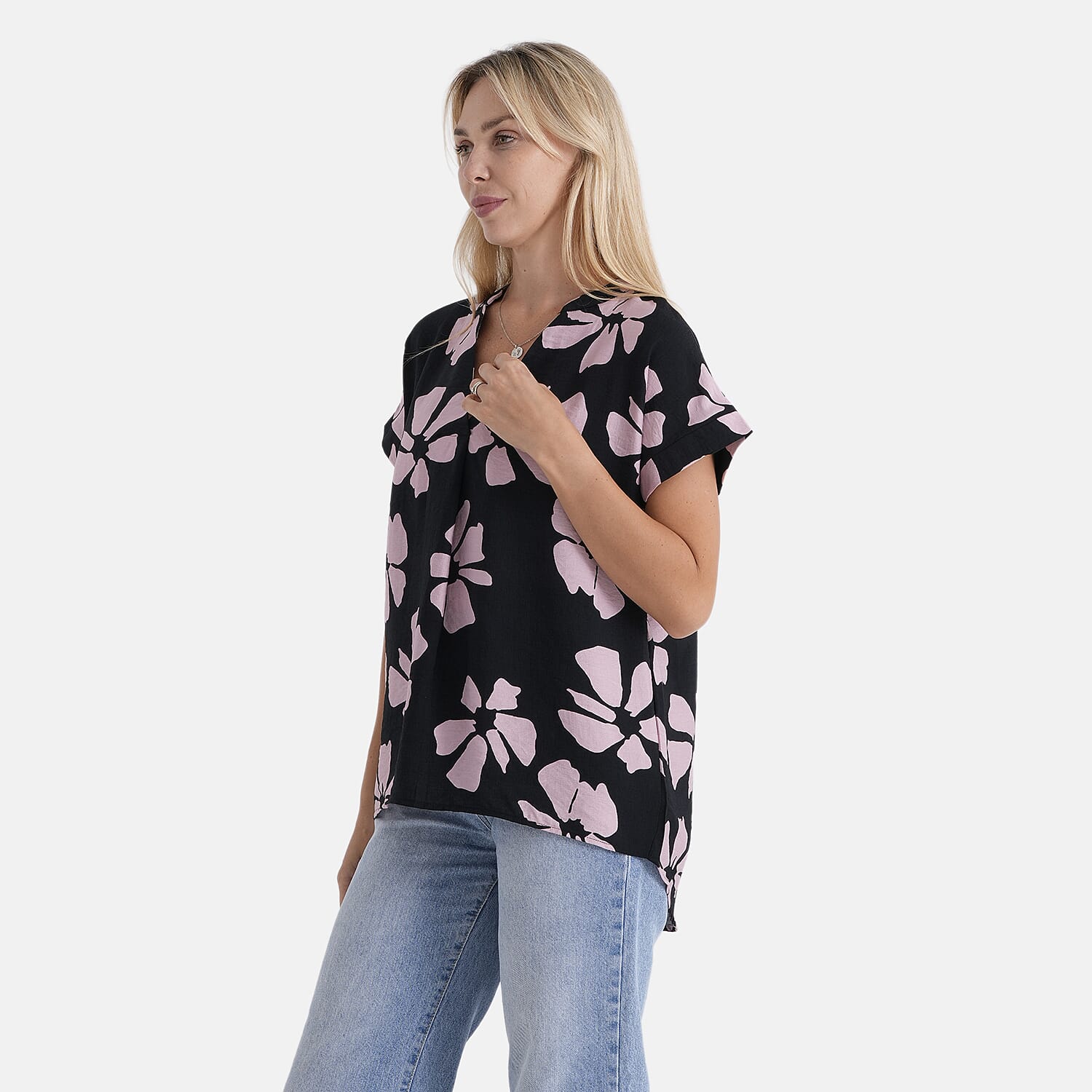 & Maisi Patterned Top 