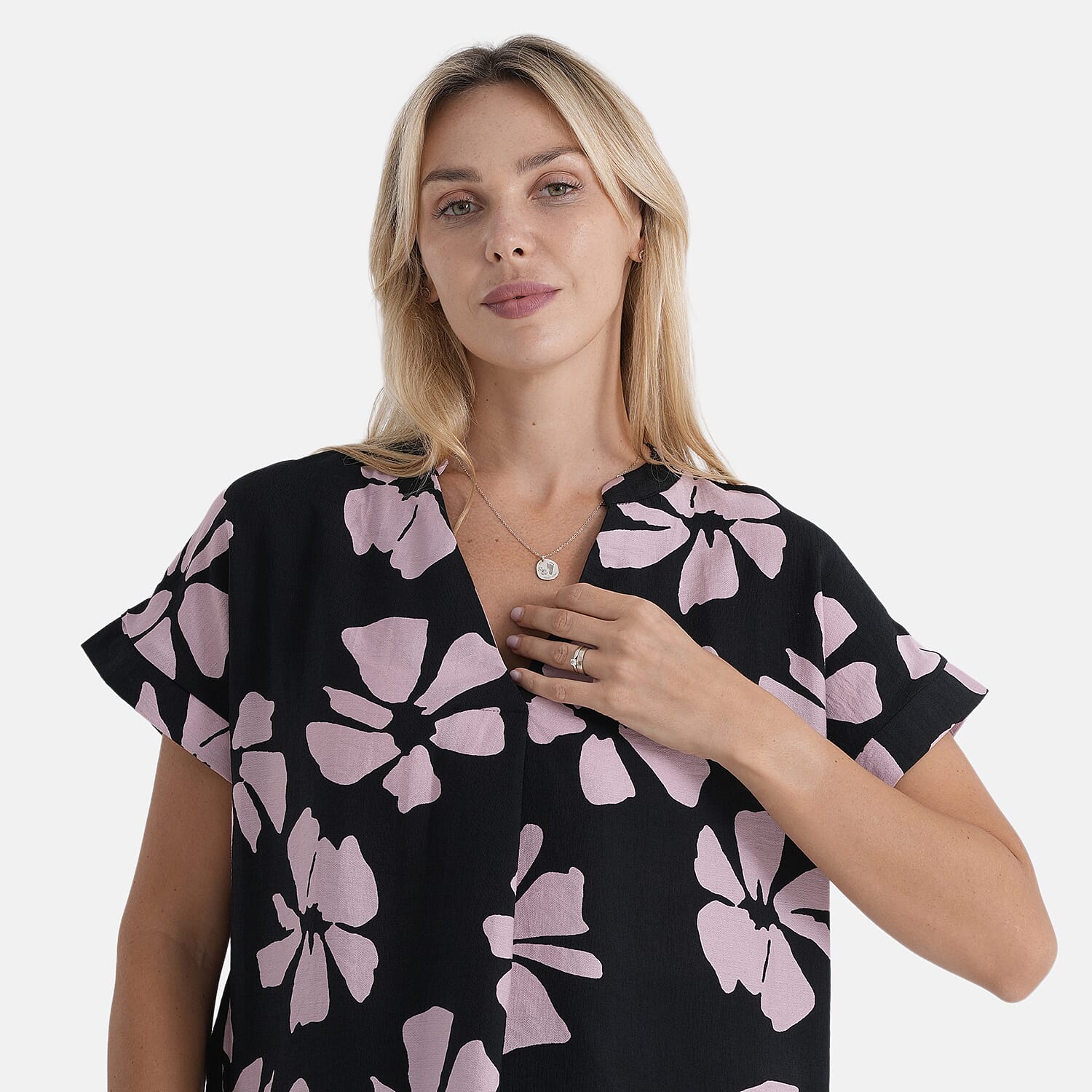 & Maisi Patterned Top 