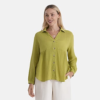 https://tjcuk.sirv.com/Products/84/7/8479270/Maisi-Cotton-Solid-Blouse-Size-XL-Green_8479270.jpg?w=342&h=342