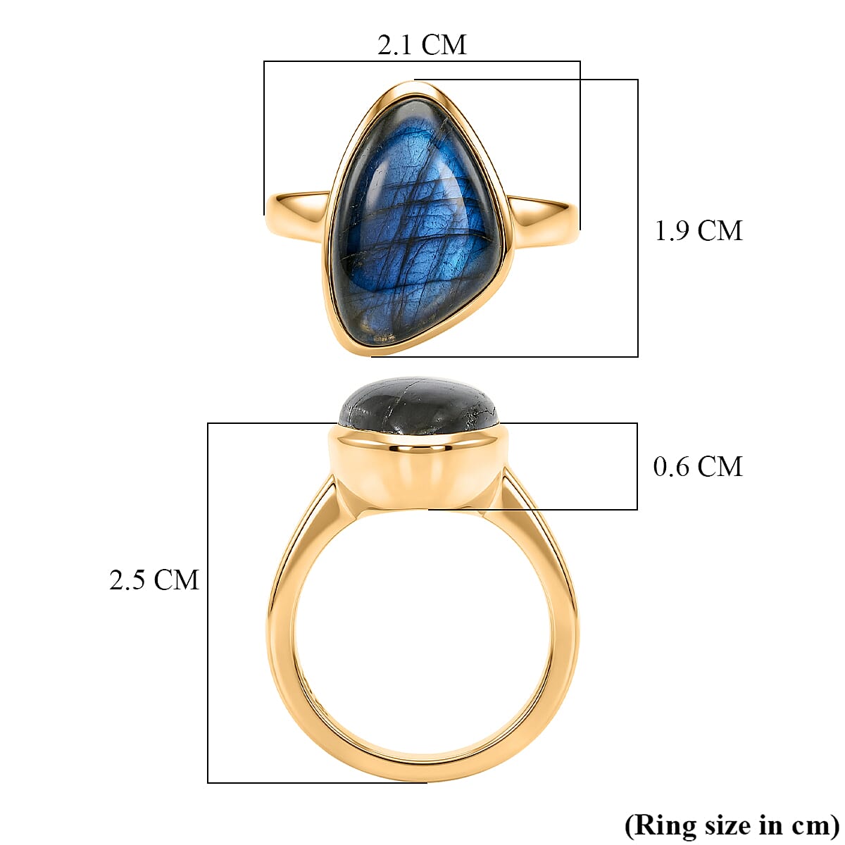 EverTrue Labradorite Fancy Ring