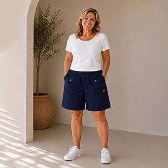 https://tjcuk.sirv.com/Products/84/7/8479662/Pure-And-Natural-Ladies-Elasticated-Waist-Stretch-Shorts-Size-12-Navy_8479662_1.jpg?w=342&h=342