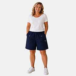 Pure And Natural Ladies Elasticated Waist Stretch Shorts