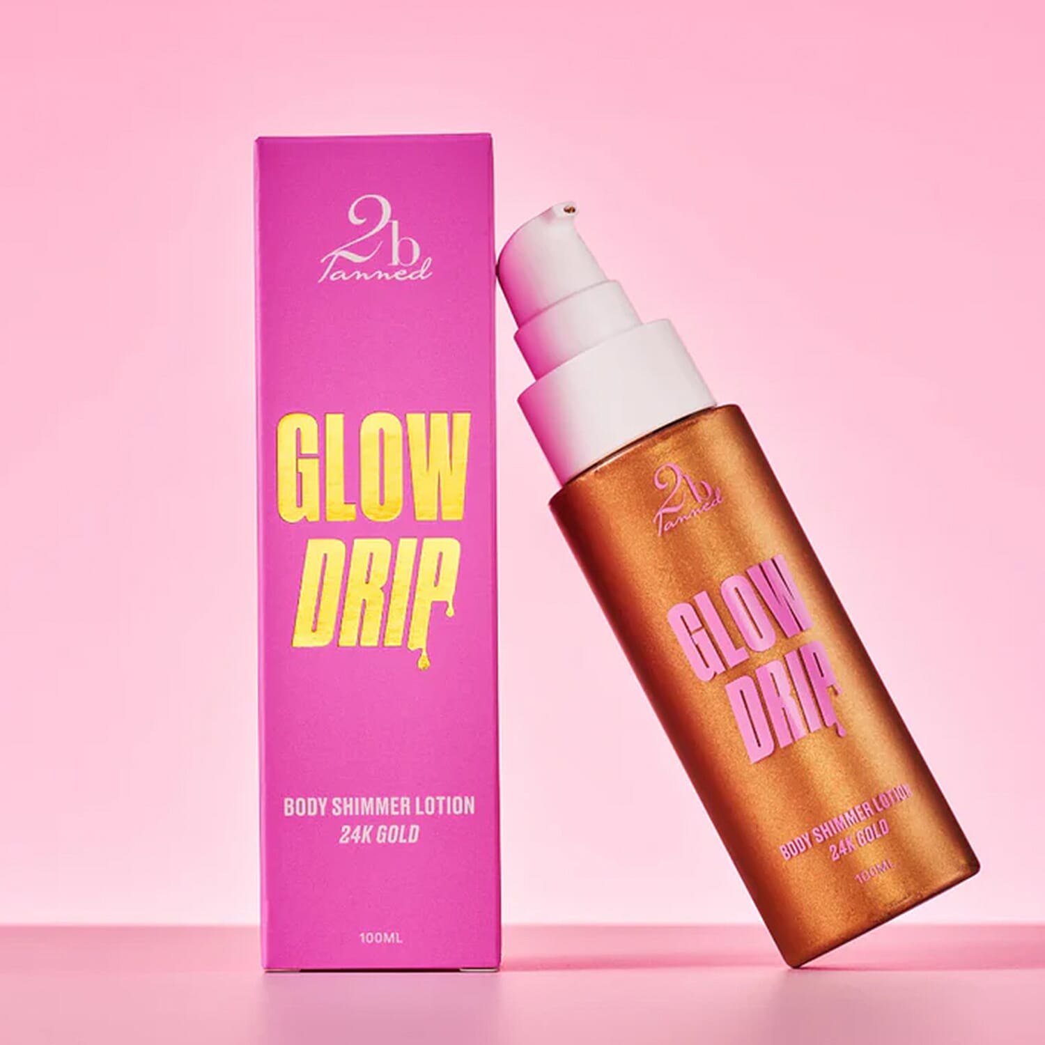 NEW LAUNCH- 2bTanned Glow Drip - 24K Gold - 100ml