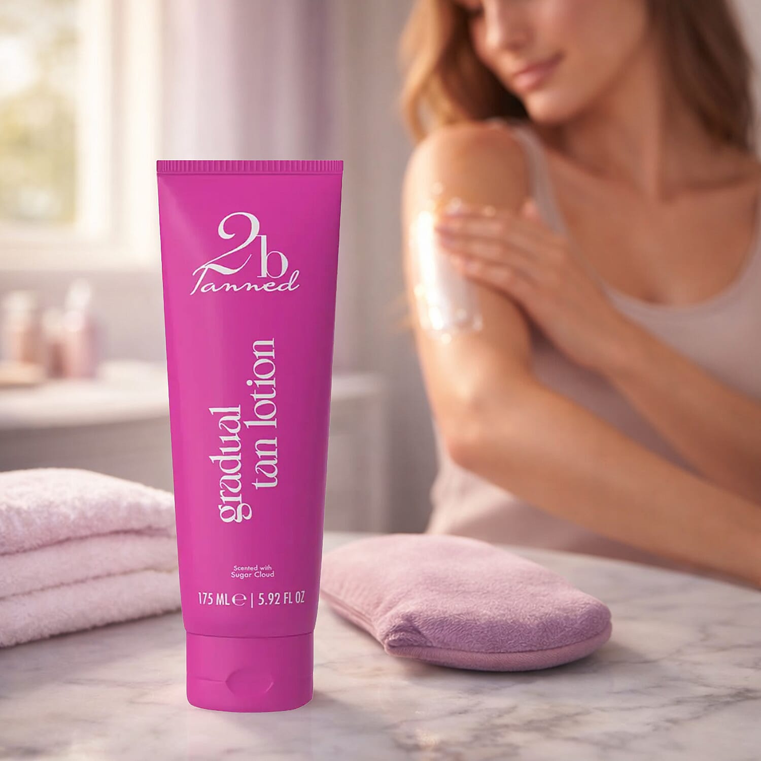 NEW LAUNCH- 2bTanned Gradual Tanning Lotion (Sugar Cloud Scented) - 175ml