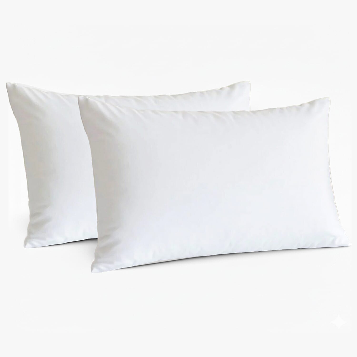 Pair of Luxury Hotel Quality 100% Down Alternative Pillows (Size 75 x 50 cm) - White