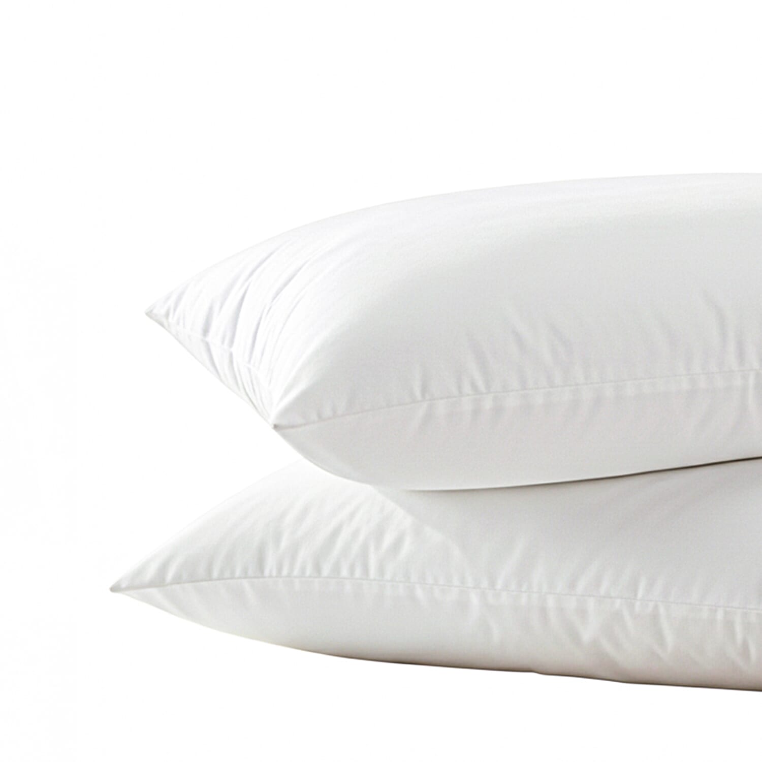Pair of Luxury Hotel Quality 100% Down Alternative Pillows (Size 75 x 50 cm) - White