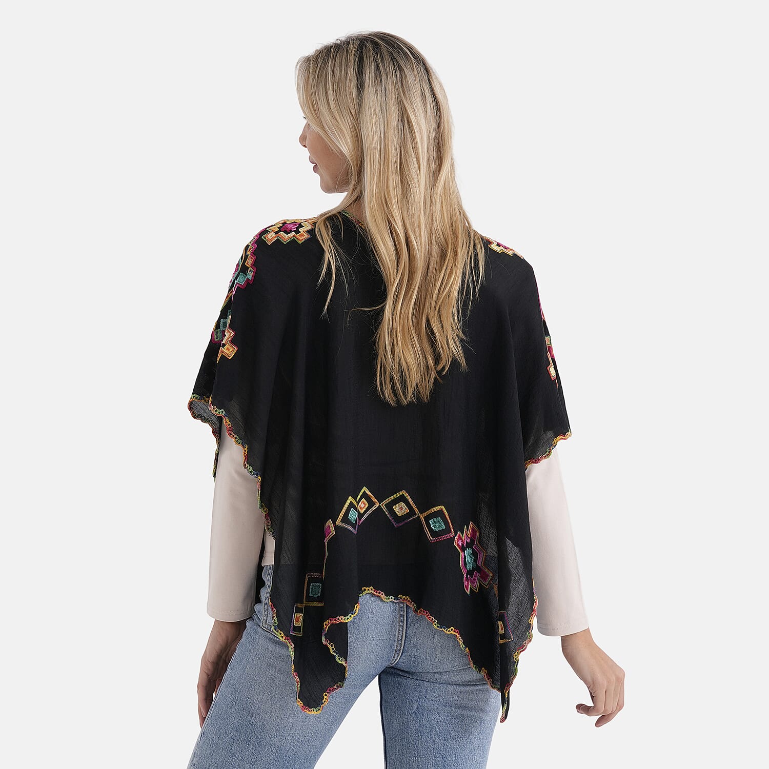 & Maisi Embroidery Top (Size - One Size) - Black