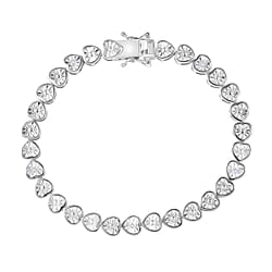 EverTrue White Diamond Tennis Bracelet - Yellow (Size - 7.5)