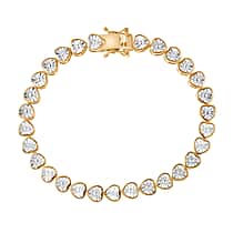 EverTrue White Diamond Tennis Bracelet - Yellow (Size - 7.5)