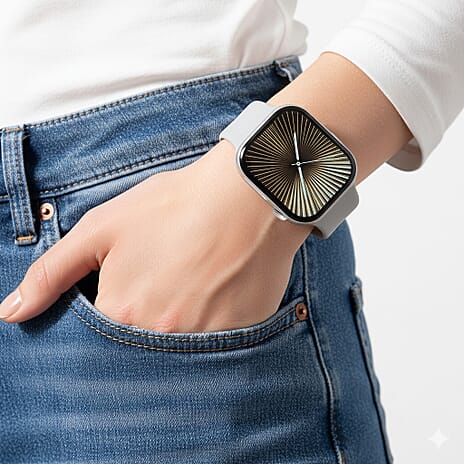 HW X PRO Smartwatch 2.01 inch TFT Display, IP67 Waterproof, Wireless Charging, Health Monitor, Bluetooth - Grey