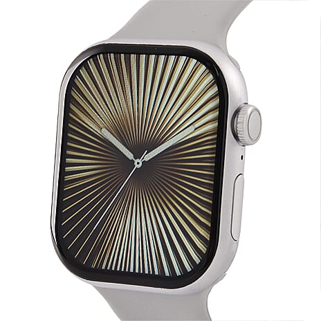 HW X PRO Smartwatch 2.01 inch TFT Display, IP67 Waterproof, Wireless Charging, Health Monitor, Bluetooth - Grey