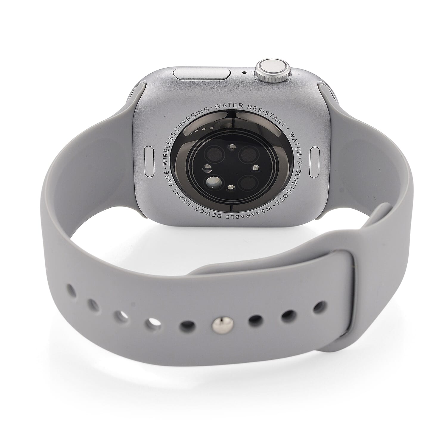 HW X PRO Smartwatch 2.01 inch TFT Display, IP67 Waterproof, Wireless Charging, Health Monitor, Bluetooth - Grey