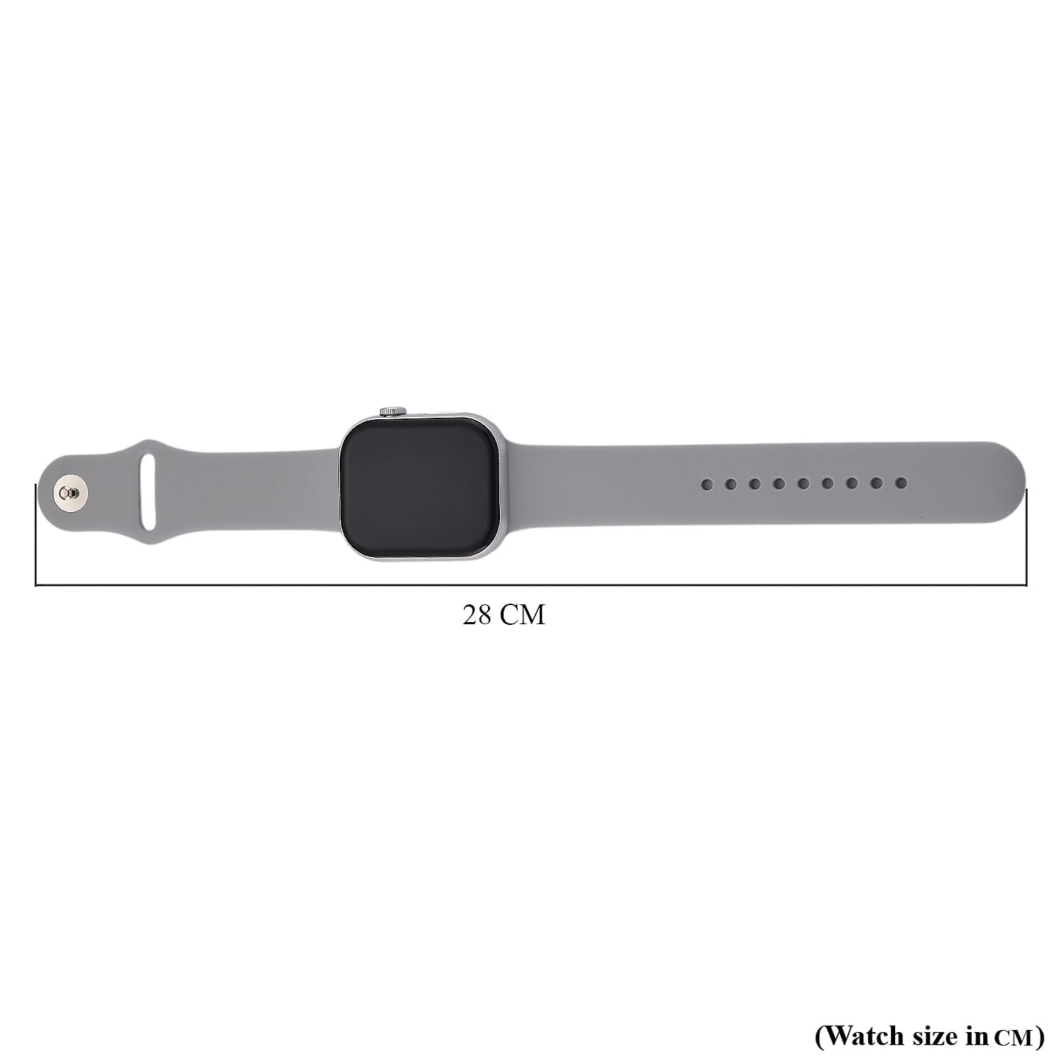 HW X PRO Smartwatch 2.01 inch TFT Display, IP67 Waterproof, Wireless Charging, Health Monitor, Bluetooth - Grey