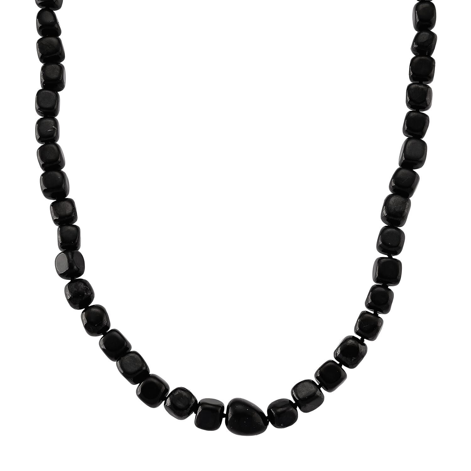 Natural Shungite Necklace with Magnetic Lock (Size - 20)  500.00 Ct.