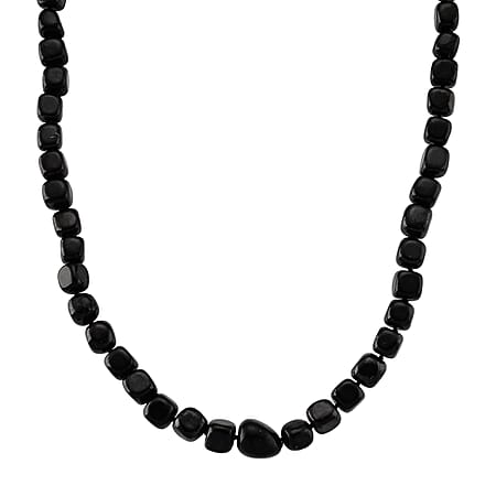 Natural Shungite Necklace with Magnetic Lock (Size - 20)  500.00 Ct.