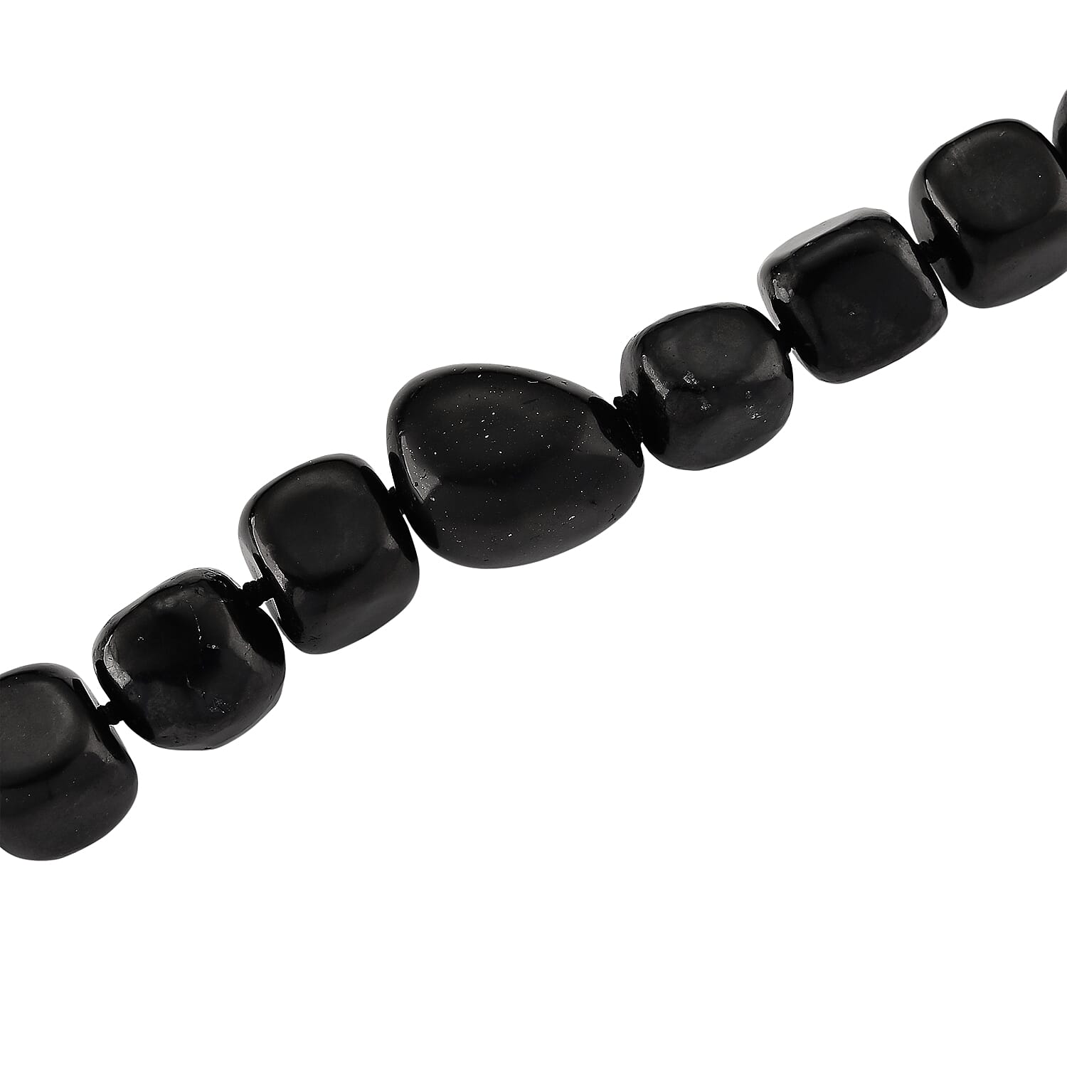 Natural Shungite Necklace with Magnetic Lock (Size - 20)  500.00 Ct.