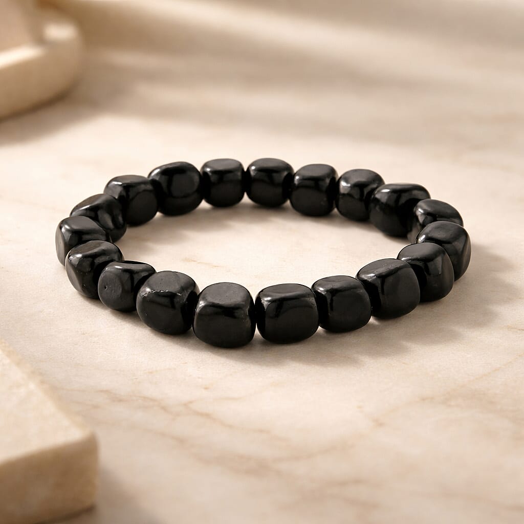 Natural Shungite Bracelet (Adjustable) 190.00 Ct.
